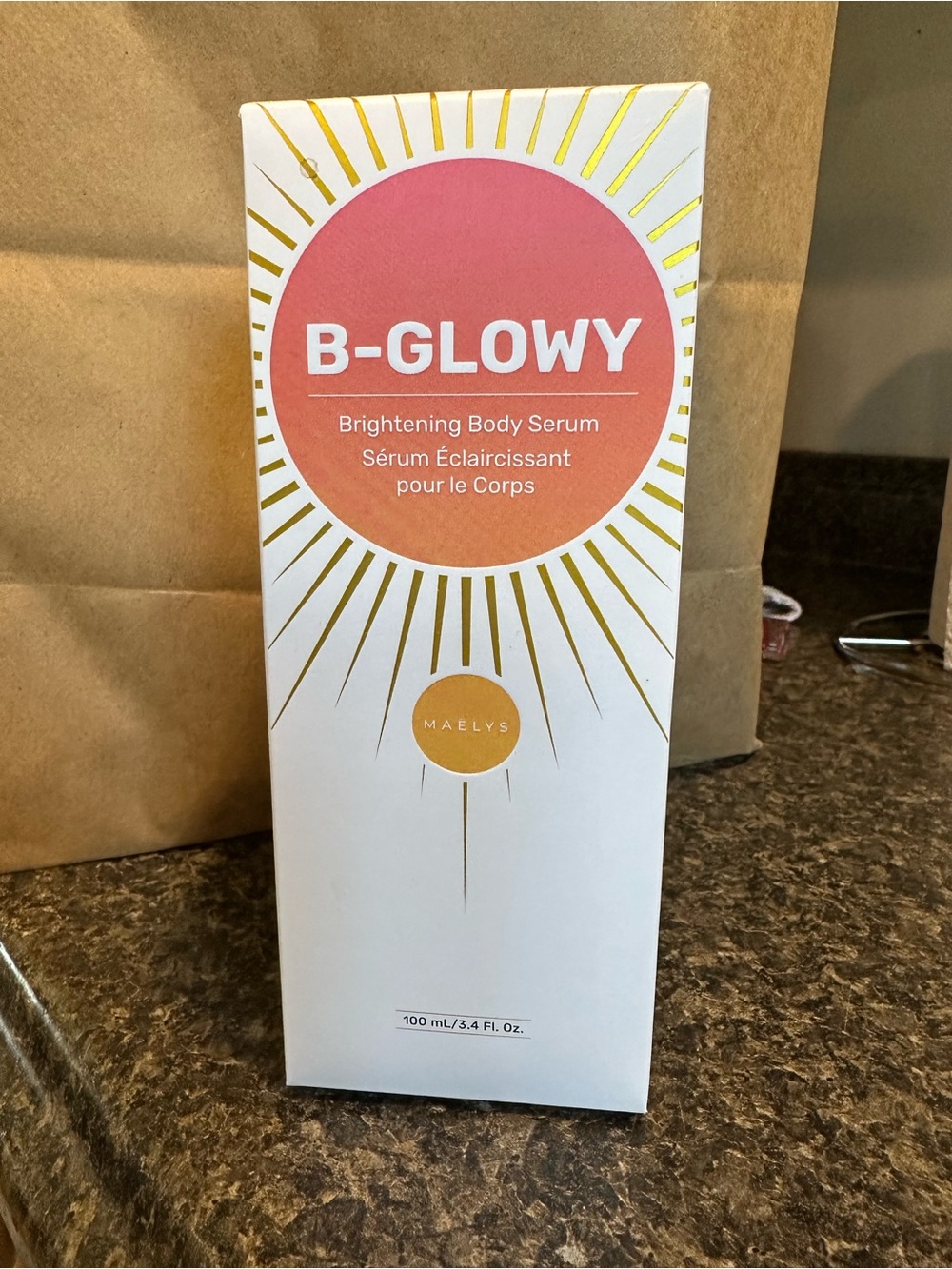 Maelys B-Glowy Brightening Body Serum — Pink/Peach